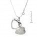 Sterling Silver Heart 20" Necklace